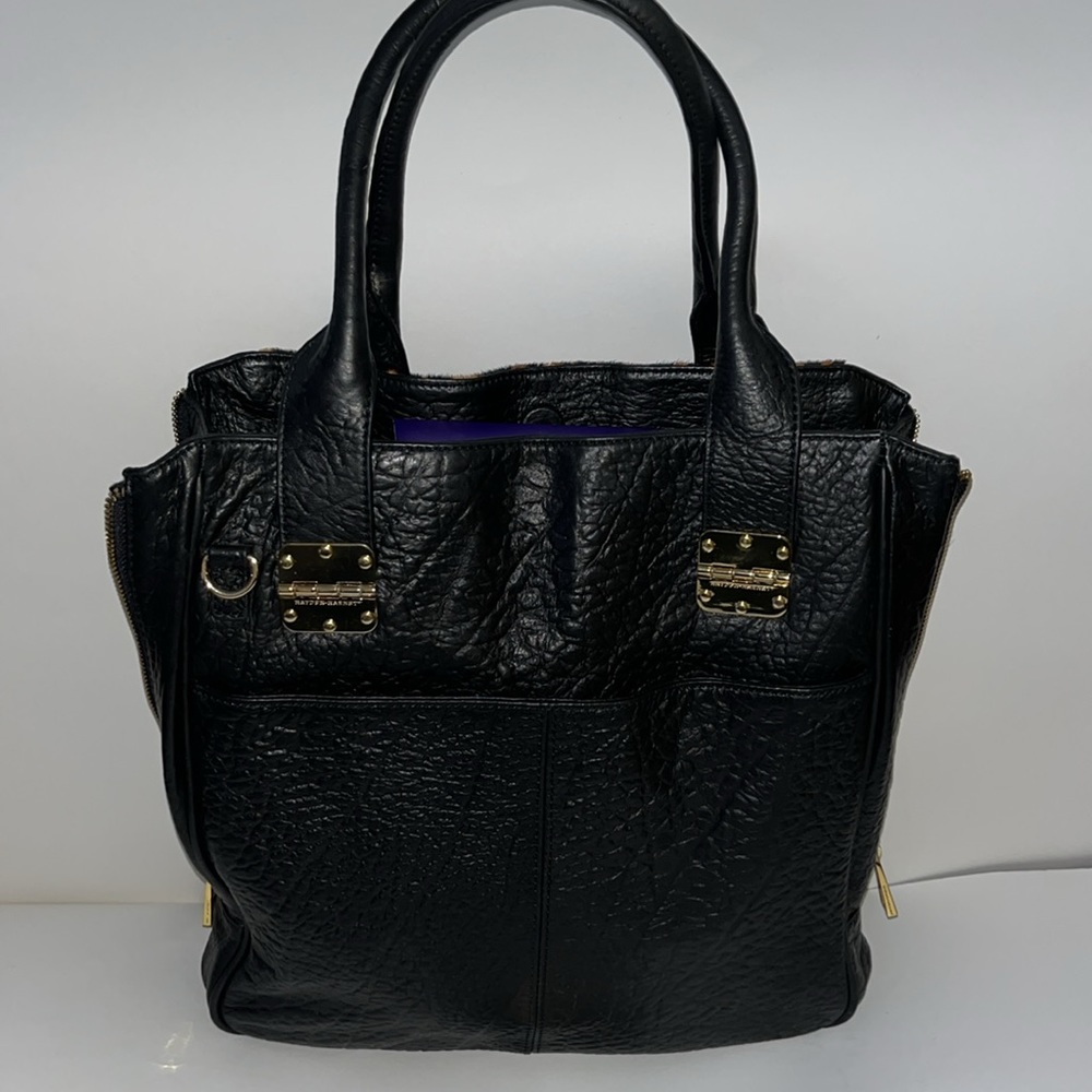 Hayden Harnett expandable leopard-print haircalf satchel - Picture 9 of 16